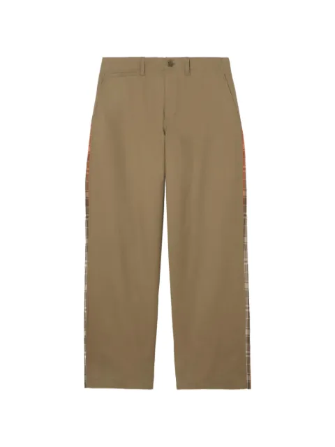 Burberry tropical gabardine and Check chinos