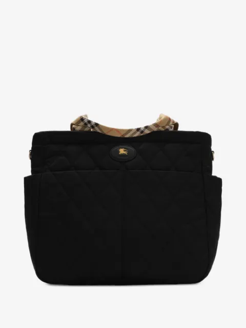 Burberry Kids Cambridge 绗缝母婴手提包