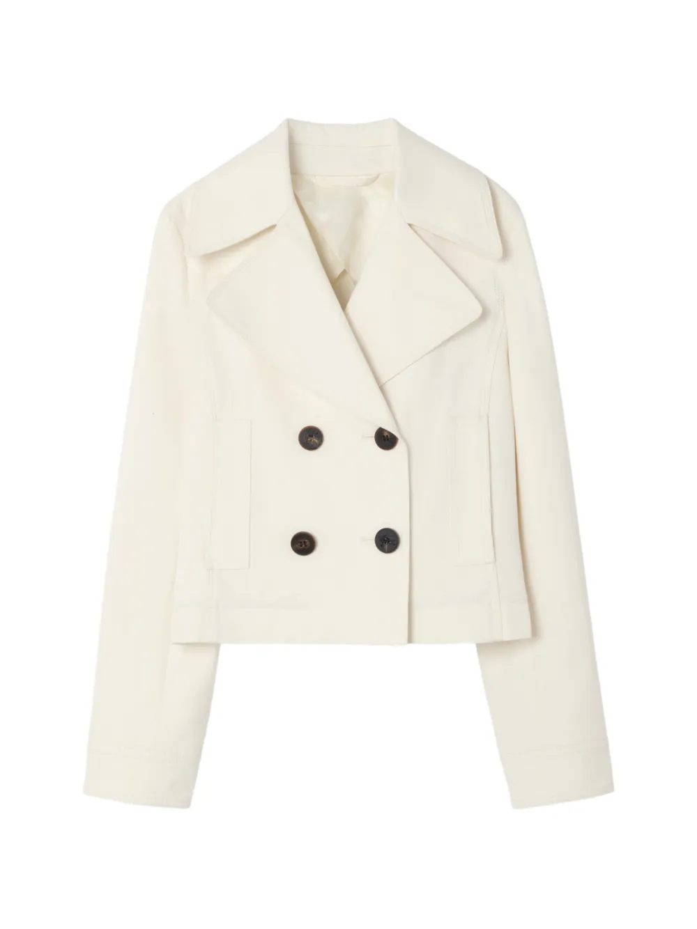 Burberry cropped cotton jacket - Toni neutri