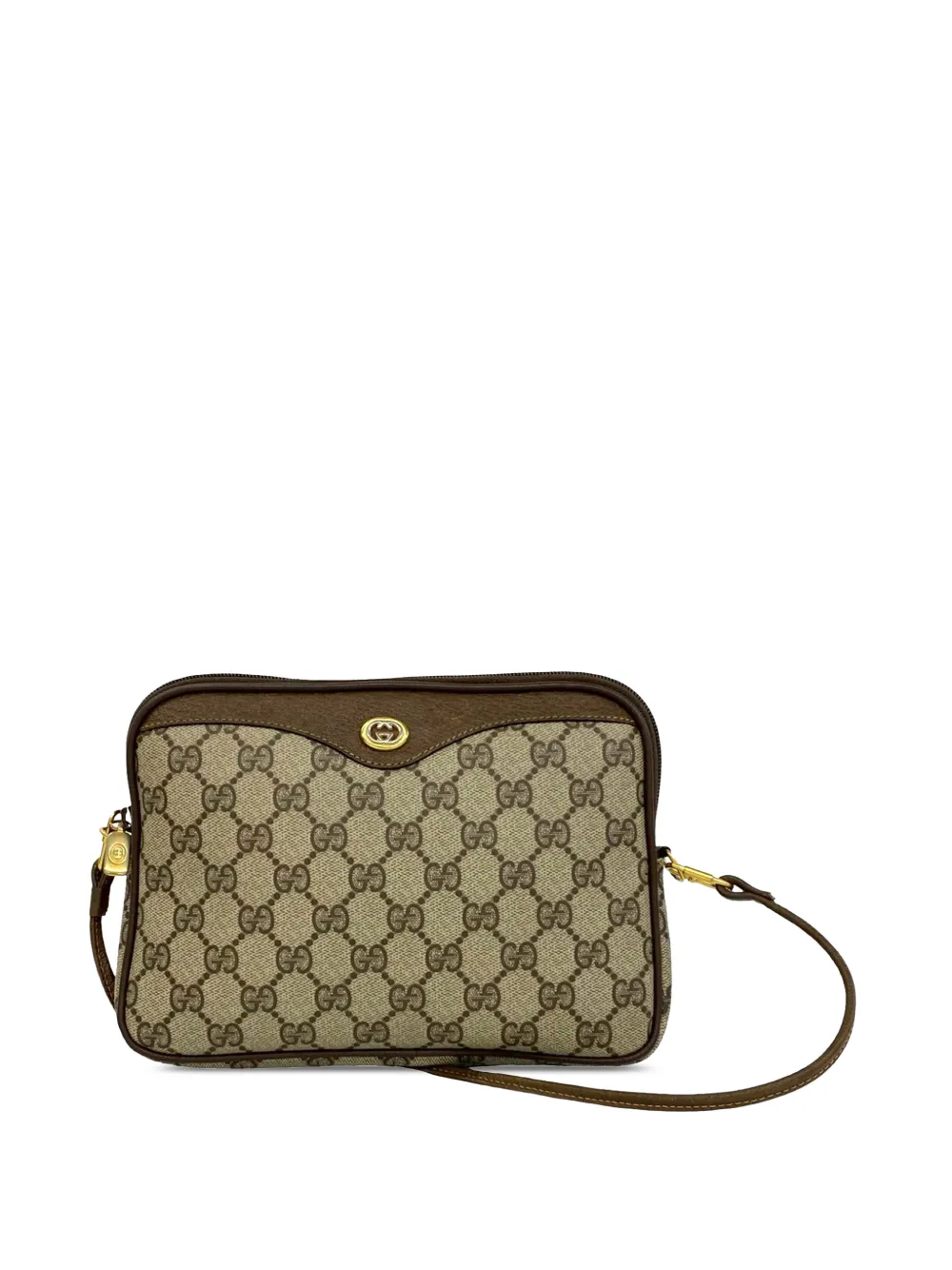 Gucci Pre-Owned 1980-1990 GG Supreme crossbody bag - Toni neutri
