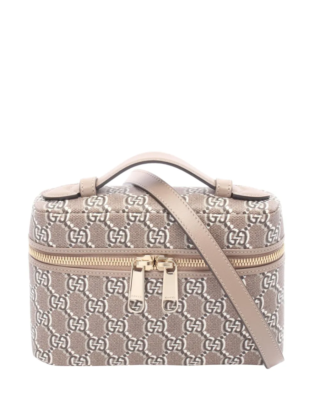 Gucci Pre-Owned 2019 GG Shadow Supreme Super Mini Bag satchel - Grigio