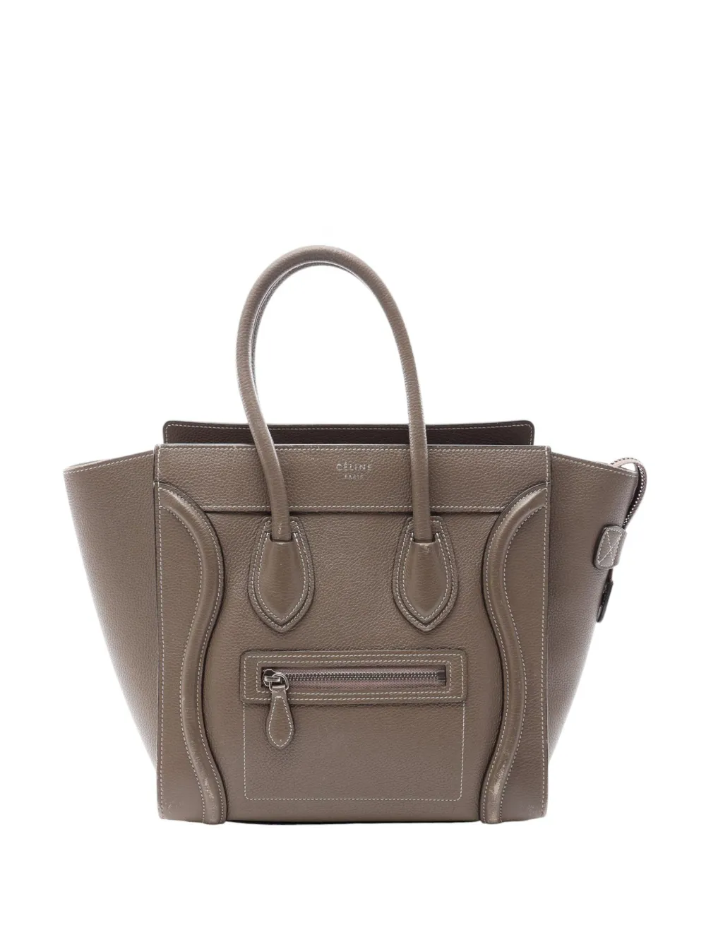 Celine Pre-Owned 2010-2018 Micro Luggage tote bag - Grigio