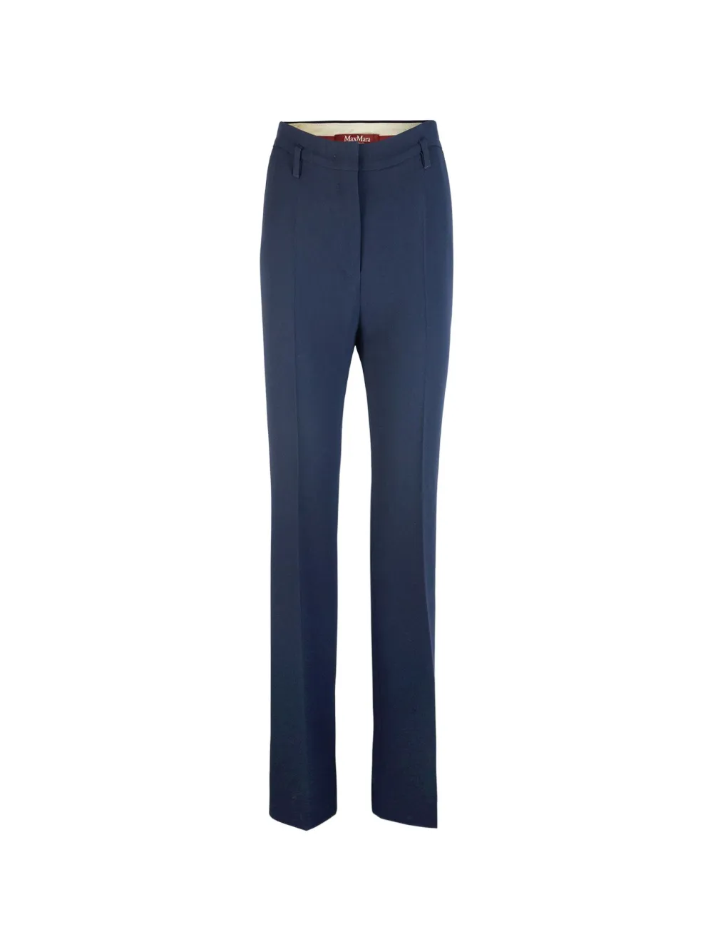Max Mara belt-loop button-fastening tailored trousers - Blu