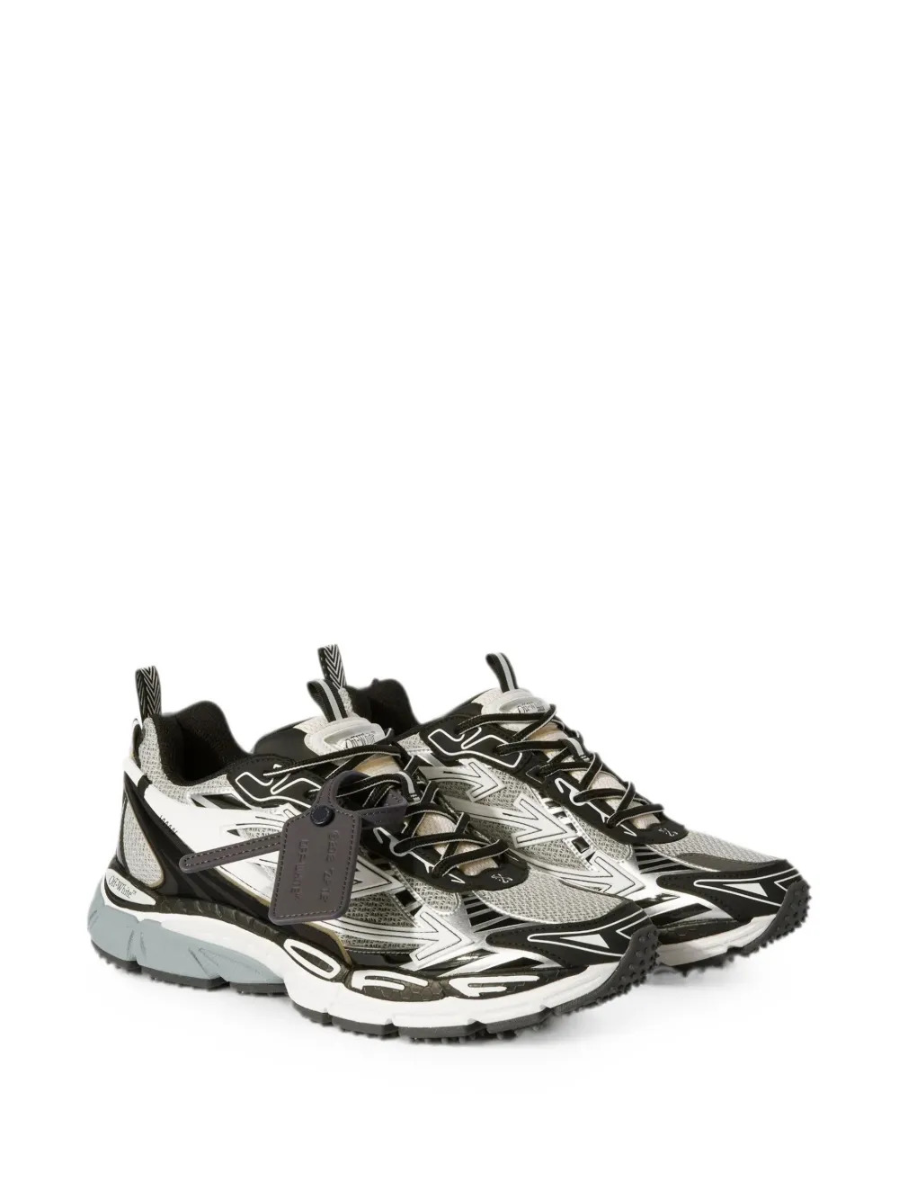 Off-White Be Right low-top sneakers met pijlen-patch en vlakken Grijs