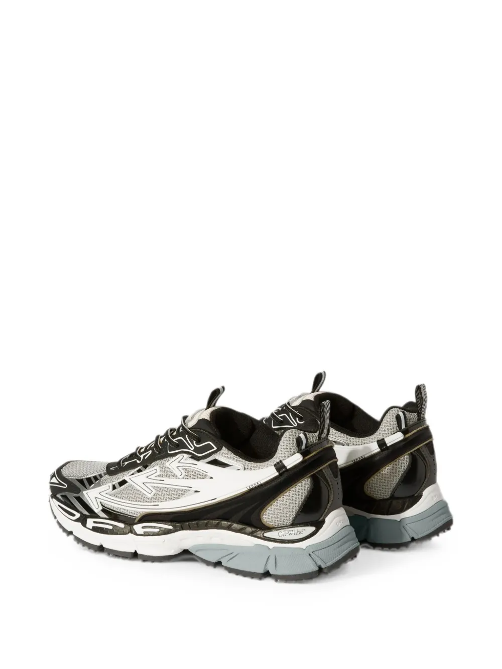 Off-White Be Right low-top sneakers met pijlen-patch en vlakken Grijs