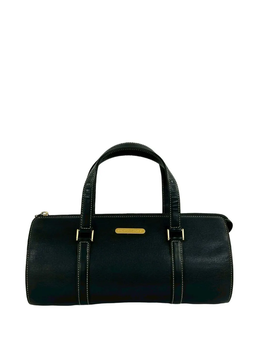 Burberry Pre-Owned 2000-2017 Leather boston bag - Nero
