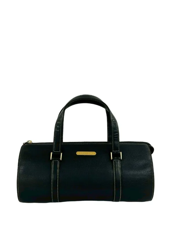 Burberry Pre-Owned 2000-2017 レザーボストンバッグ | ブラック 