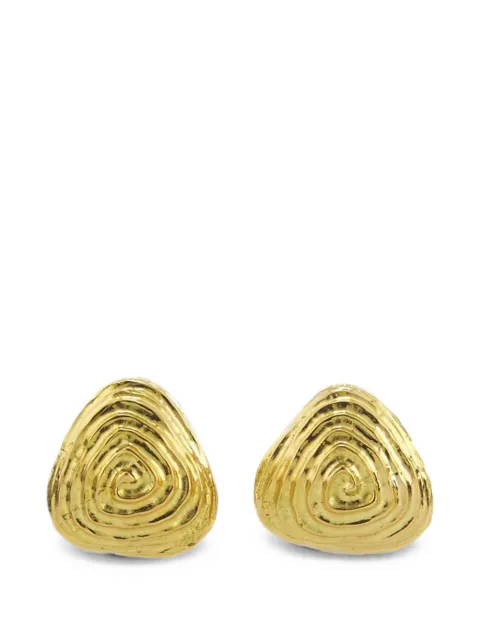 David Webb Zen textured earrings