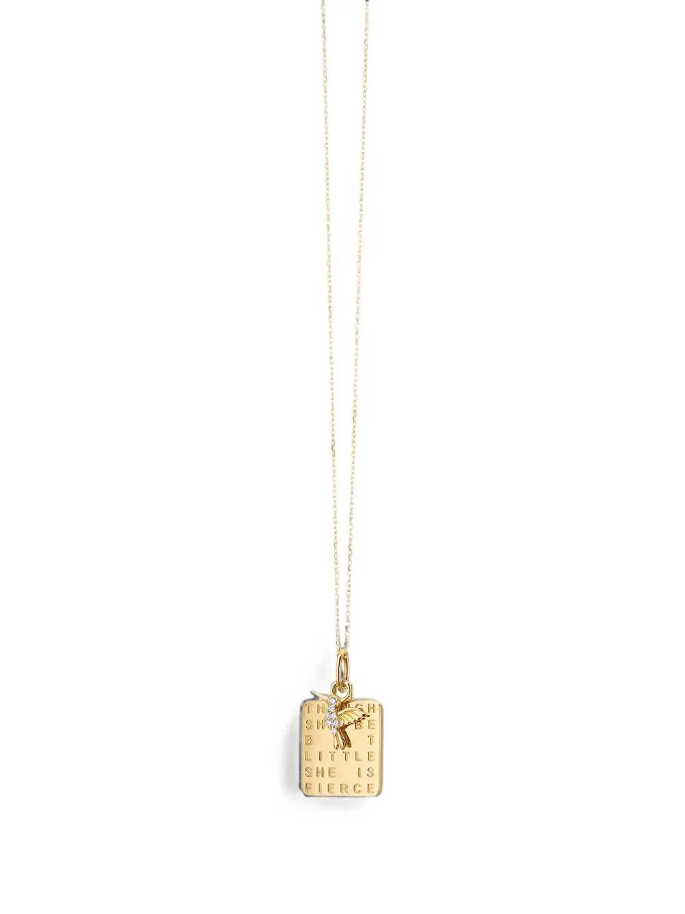 MONICA RICH KOSANN She Is Fierce diamond necklace - Oro
