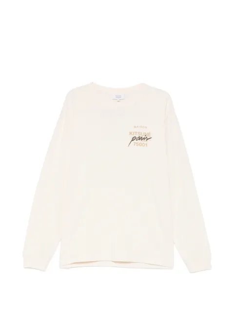 Maison Kitsuné T-shirt con stampa volpe