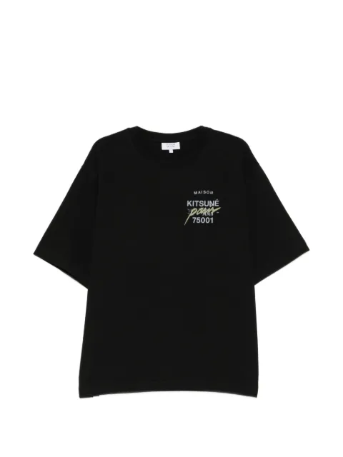 Maison Kitsuné T-Shirt mit Fuchs-Print