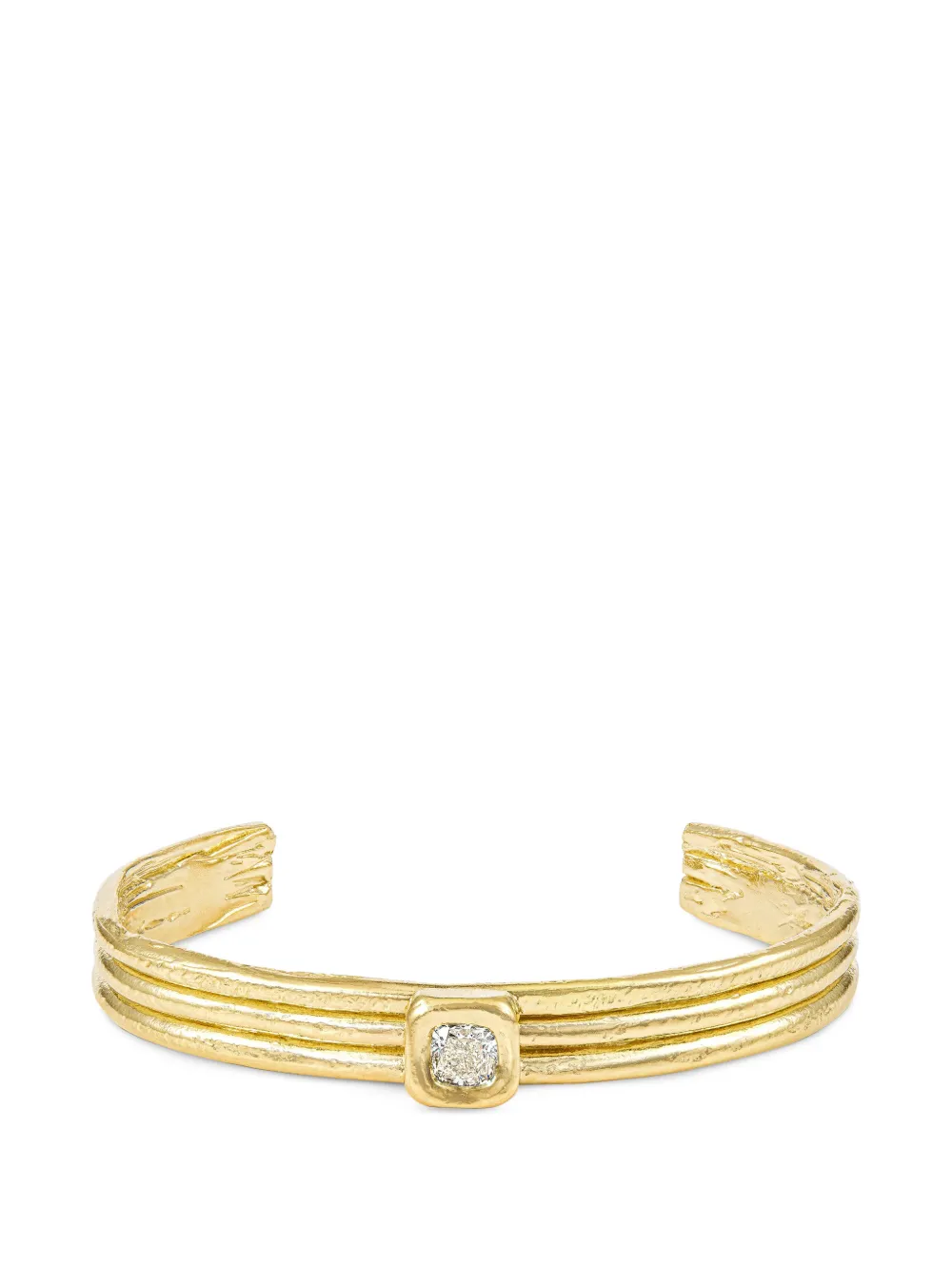 Rene Barnes The Classic Diamond cuff bracelet - Oro