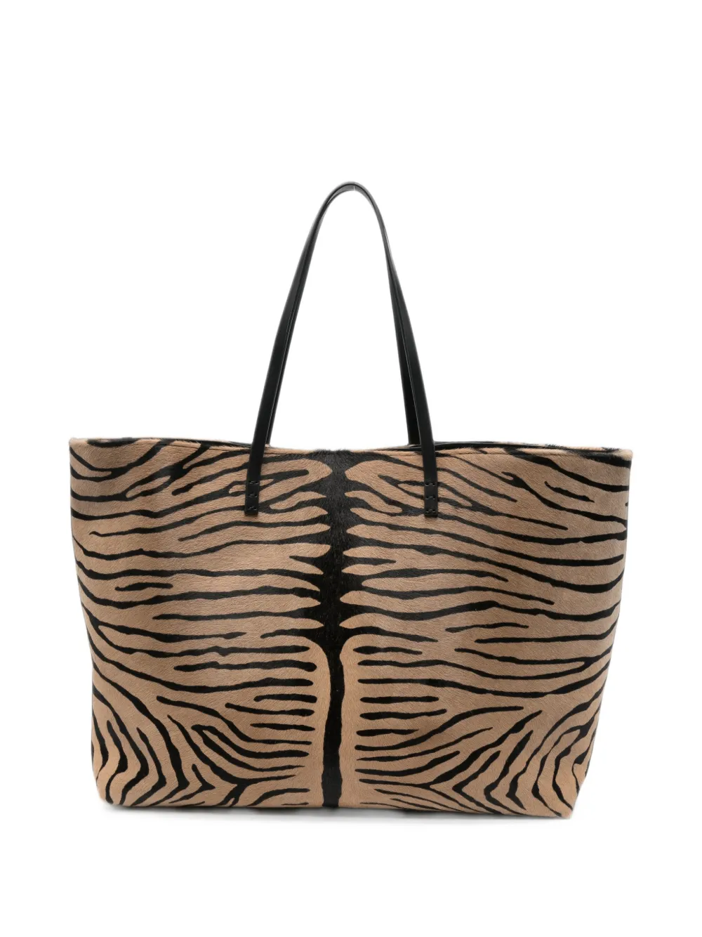 FENDI medium Roll Kebir tiger-print tote bag