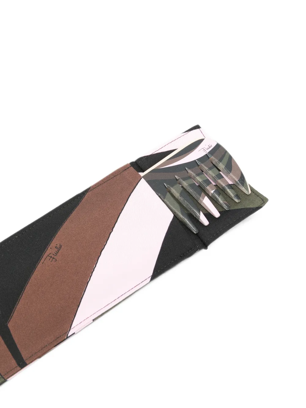 PUCCI Marmo-printed comb