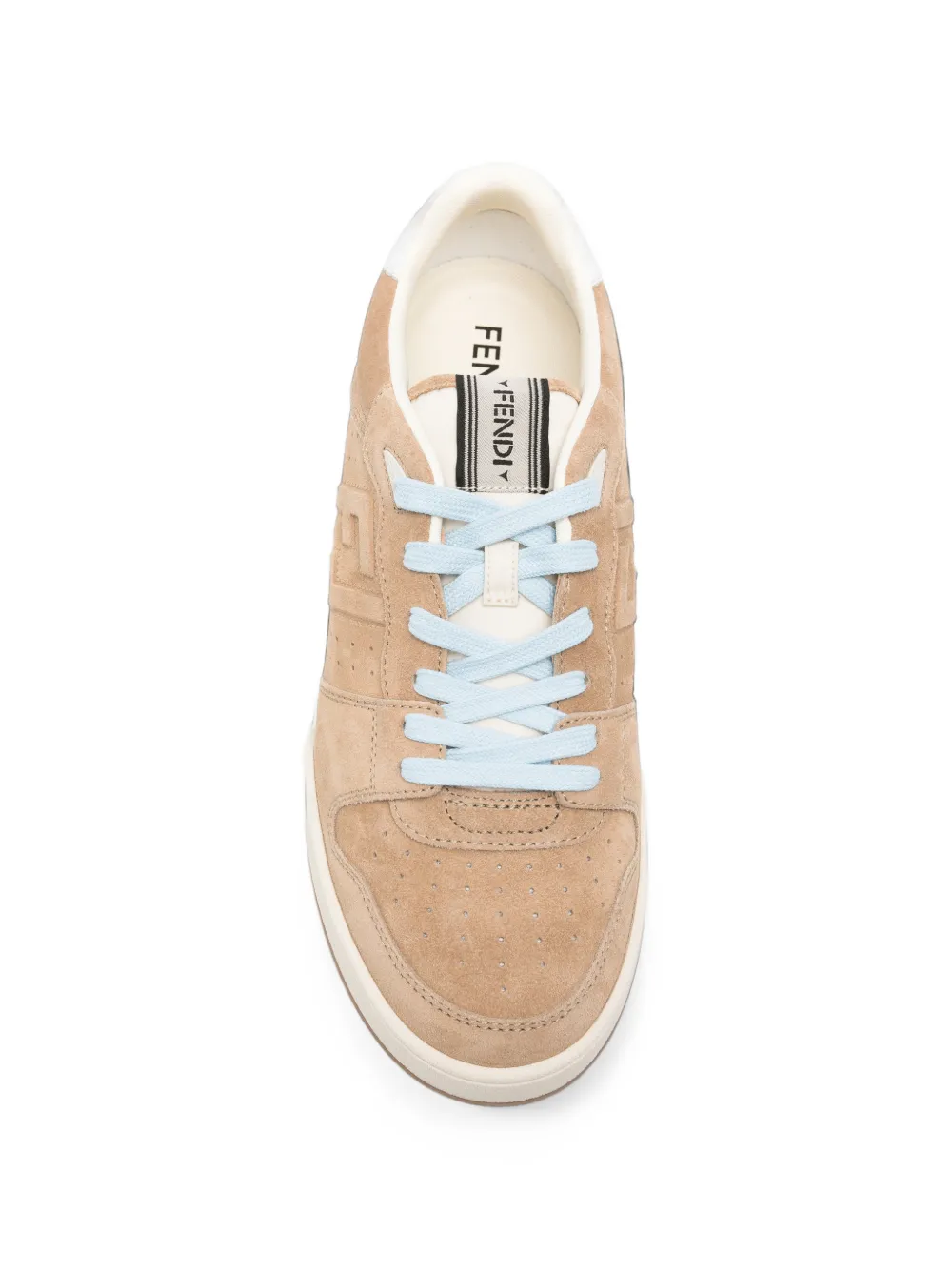 FENDI Match low-top sneakers Beige
