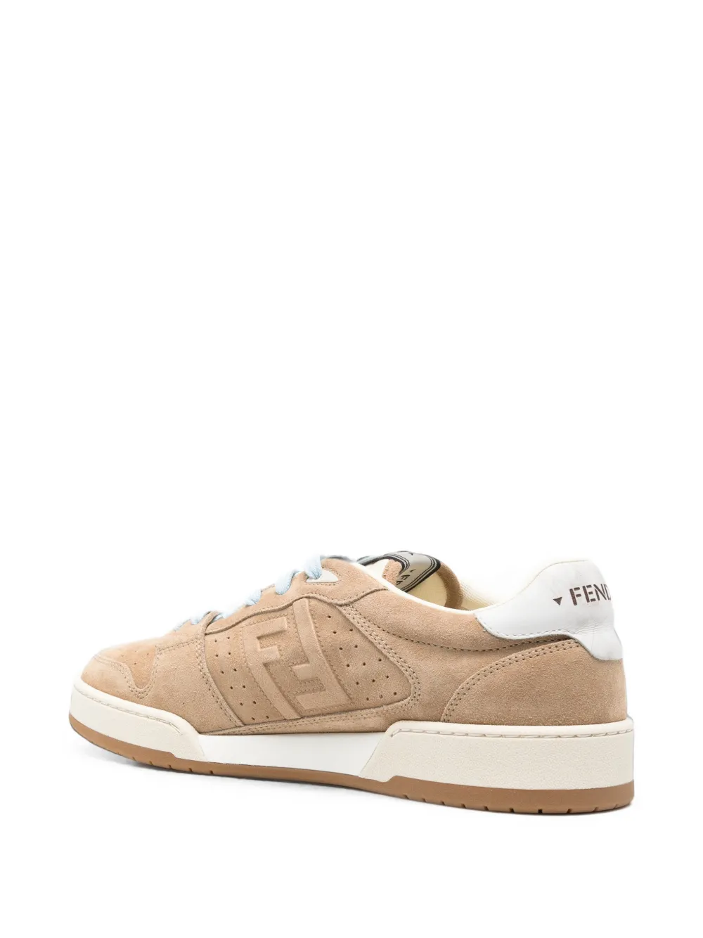 FENDI Match low-top sneakers Beige