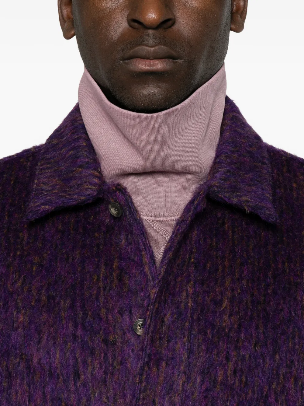A Kind of Guise Cullu shirtjack met knopen Paars