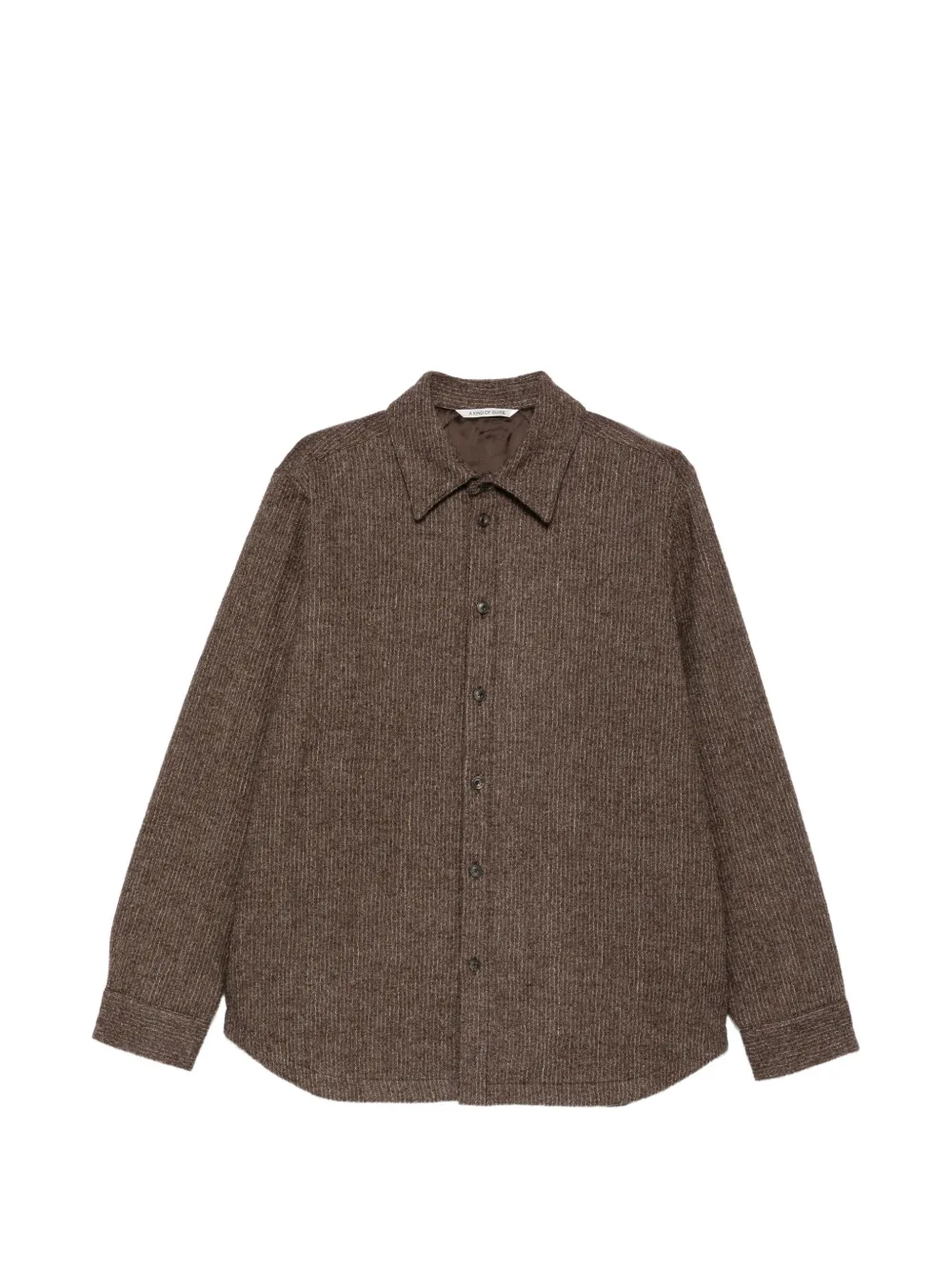 A Kind of Guise Marani striped overshirt - Marrone