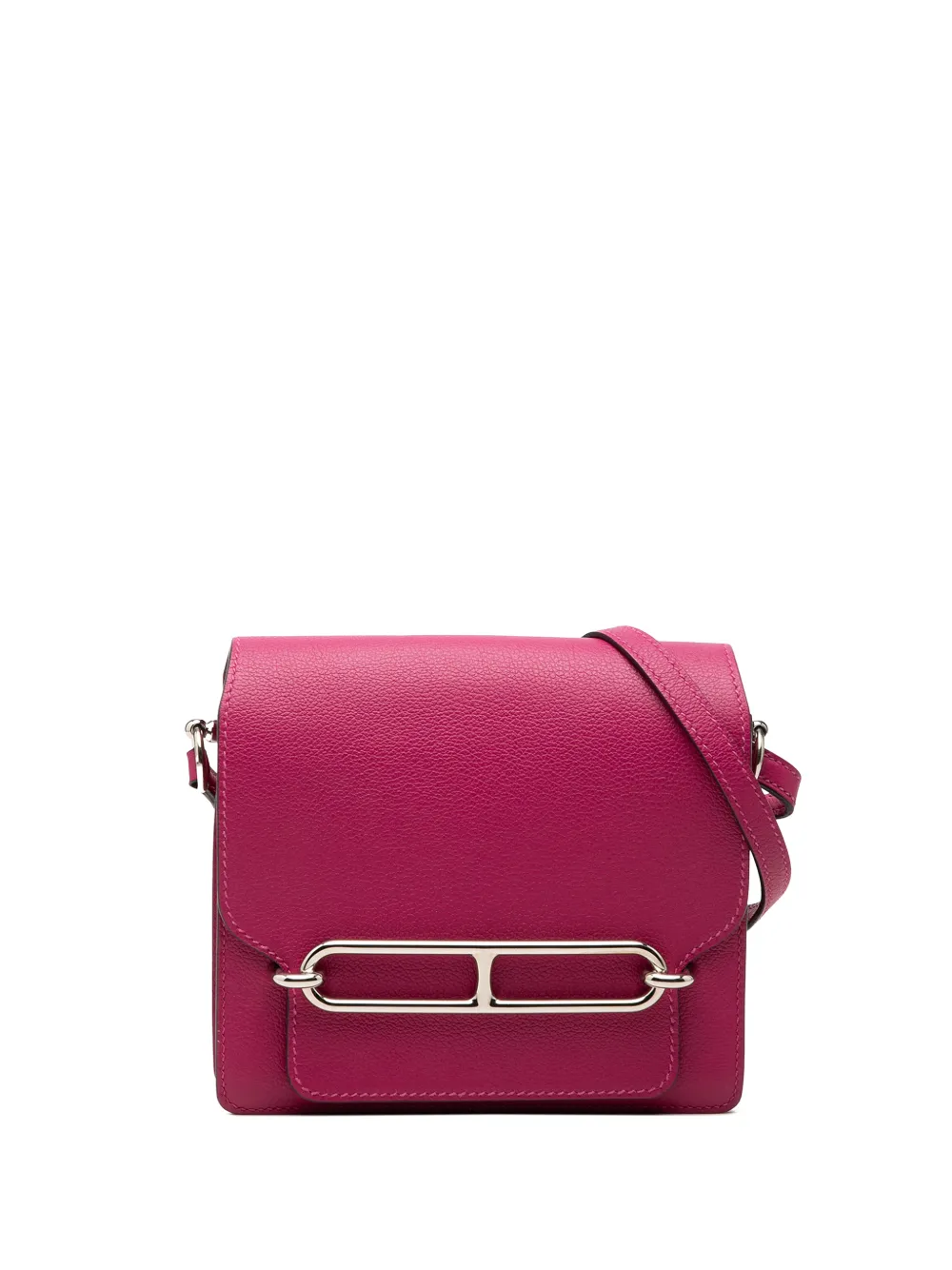 Hermès Pre-Owned 2019 Mini Evercolor Sac Roulis 18 crossbody bag - Rosa