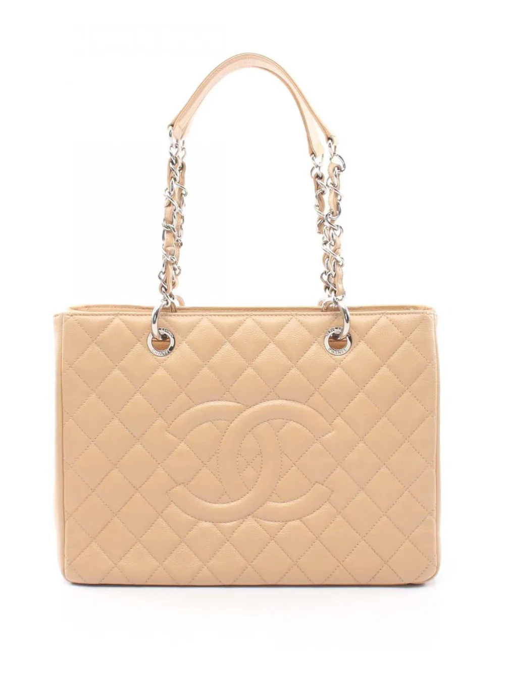 CHANEL Pre-Owned 2012 Caviar Grand Shopping tote bag - Marrone