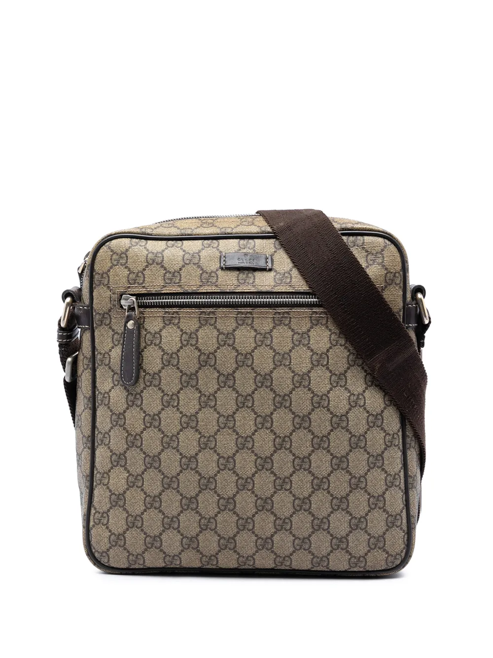 Gucci Pre-Owned 2016-2026 GG Supreme crossbody bag - Toni neutri