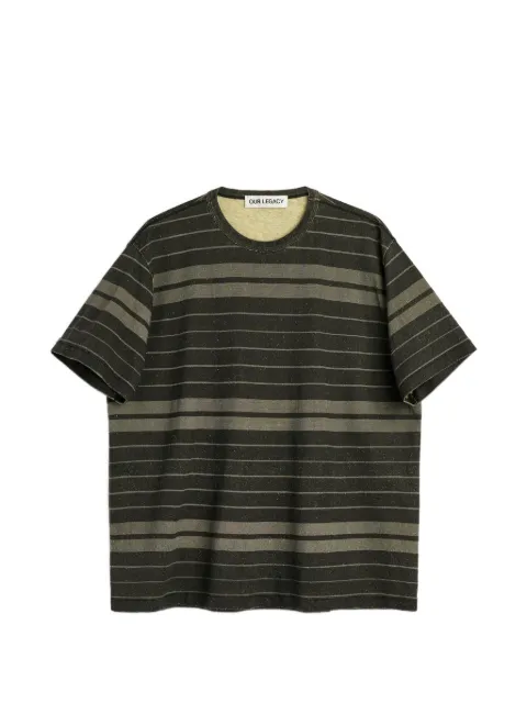 OUR LEGACY playera New Box con rayas