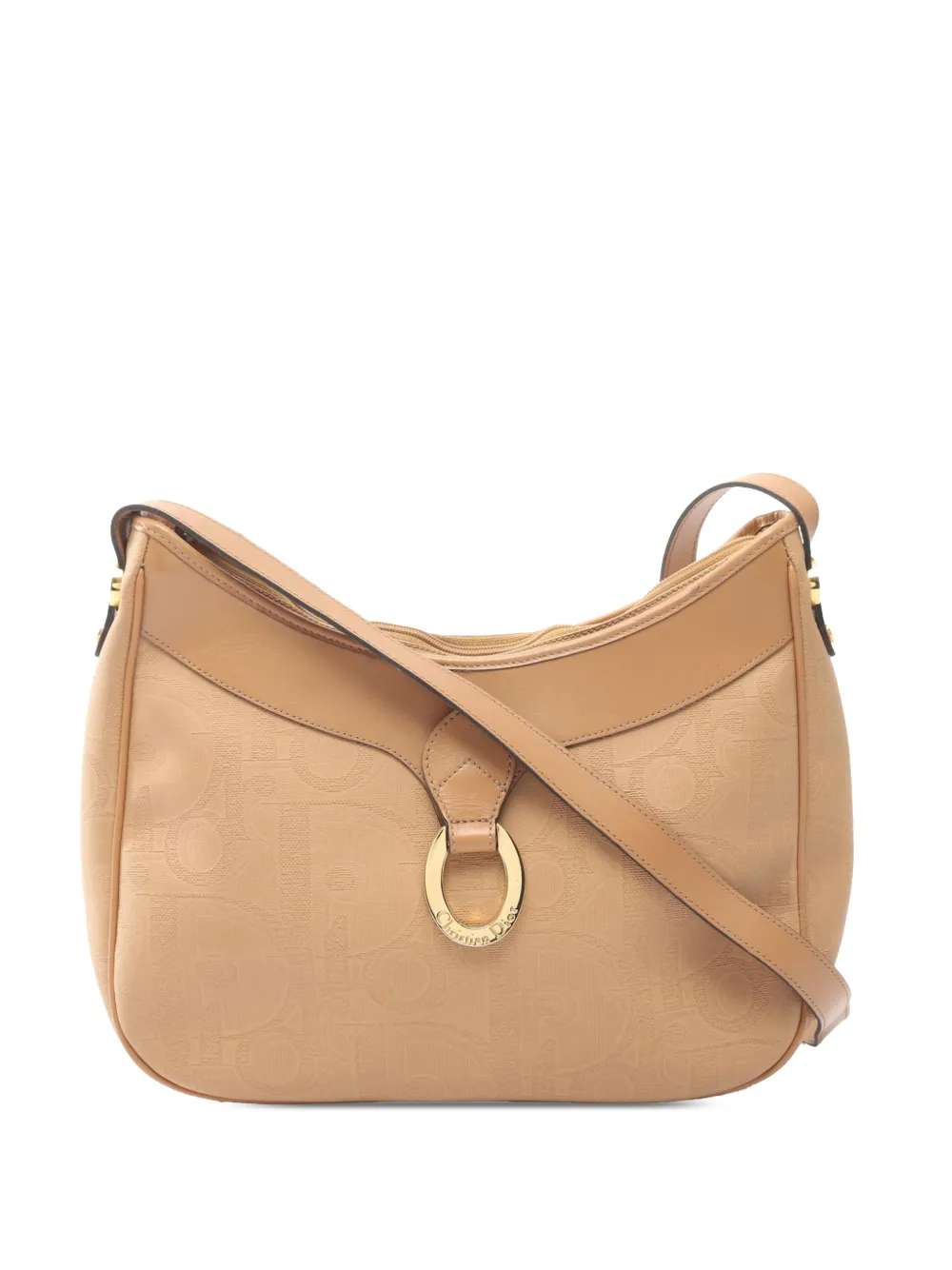 Christian Dior Pre-Owned 20th Century Oblique Trotter Coated Canvas crossbody bag - Neutrals