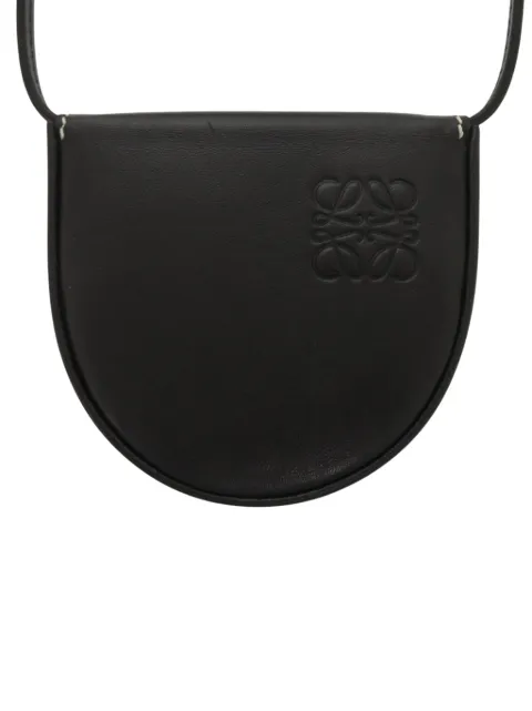 Loewe Pre-Owned 2019 Mini Soft Calfskin Anagram Heel Pouch crossbody bag