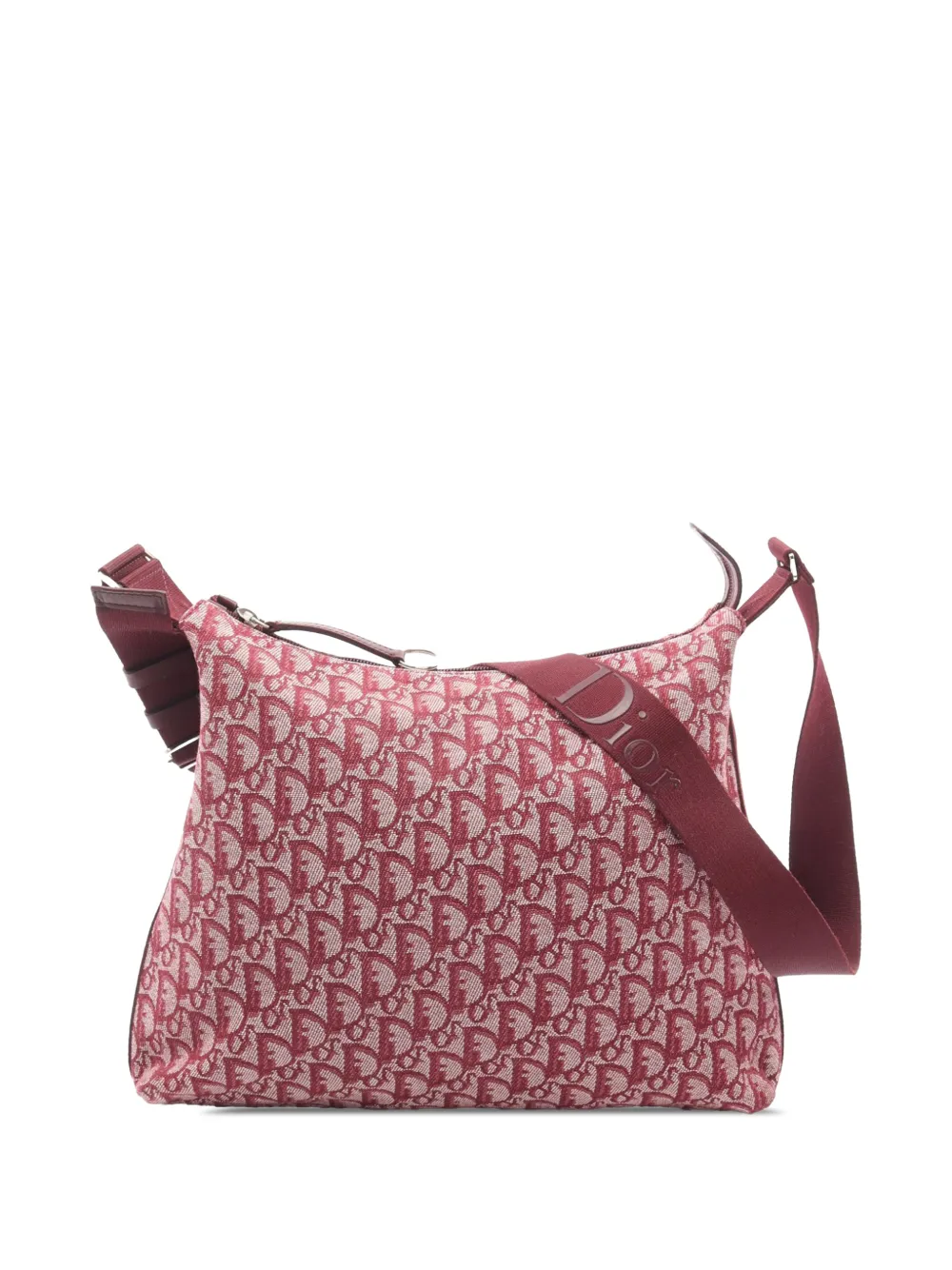 Christian Dior Pre-Owned 2000-2003 Diorissimo Trotter Canvas crossbody bag - Rosso