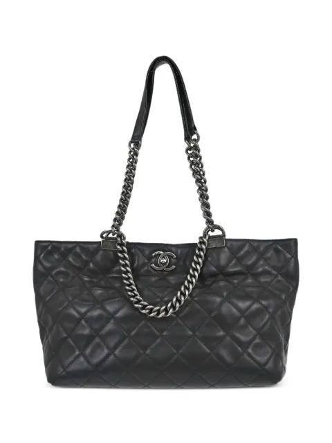 CHANEL Pre-Owned 2014 Shopping In Chains quilted leather tote bag