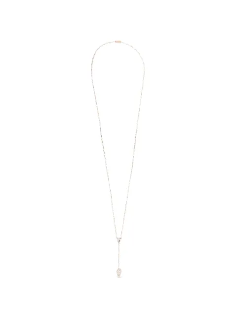 Alexander McQueen Skull zirconia-embellished necklace
