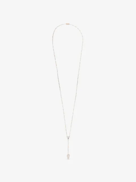 Alexander McQueen Skull zirconia-embellished necklace