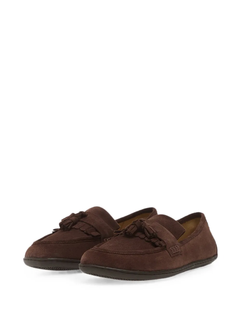 Be Lenka Fiorela sneakers met kwastje en franje Bruin