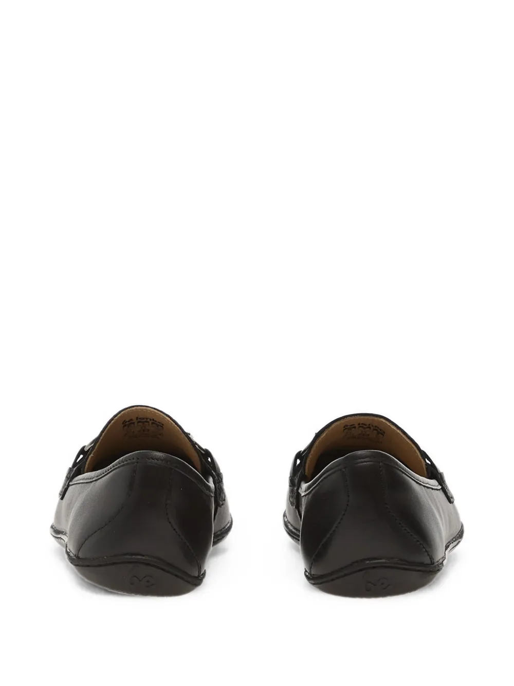 Be Lenka Divella woven-panel bit loafers Zwart