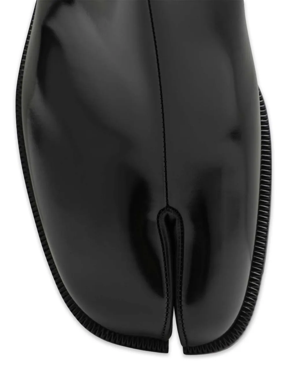 Maison Margiela Tabi leather chelsea boots Zwart