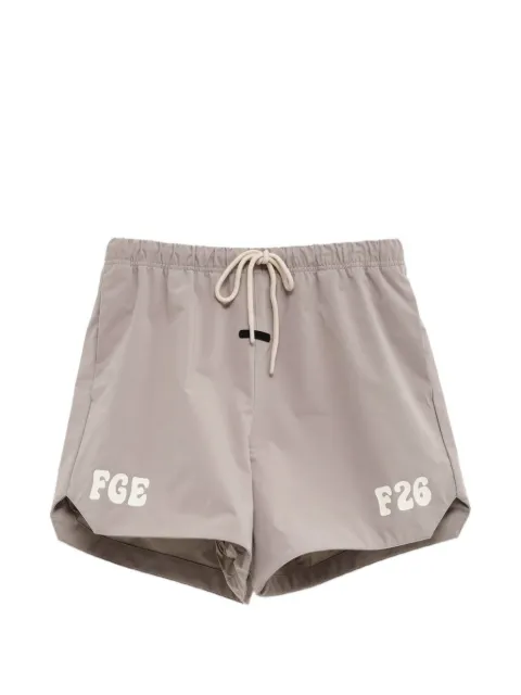 FEAR OF GOD ESSENTIALS logo-print drawstring-waist shorts