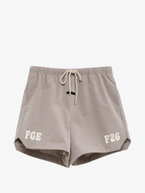 FEAR OF GOD ESSENTIALS logo-print drawstring-waist shorts