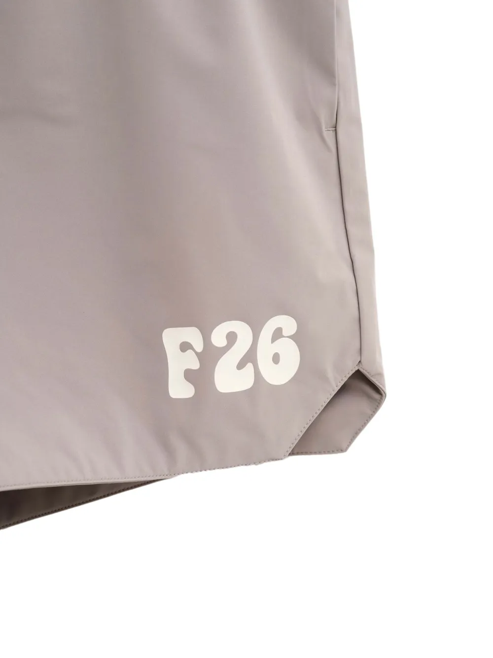 FEAR OF GOD ESSENTIALS Shorts met trekkoordtaille en logoprint Grijs