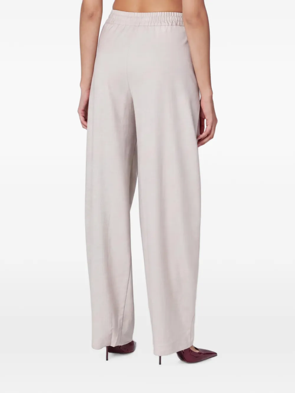 THE ANDAMANE Trainingsbroek met elastische taille Beige