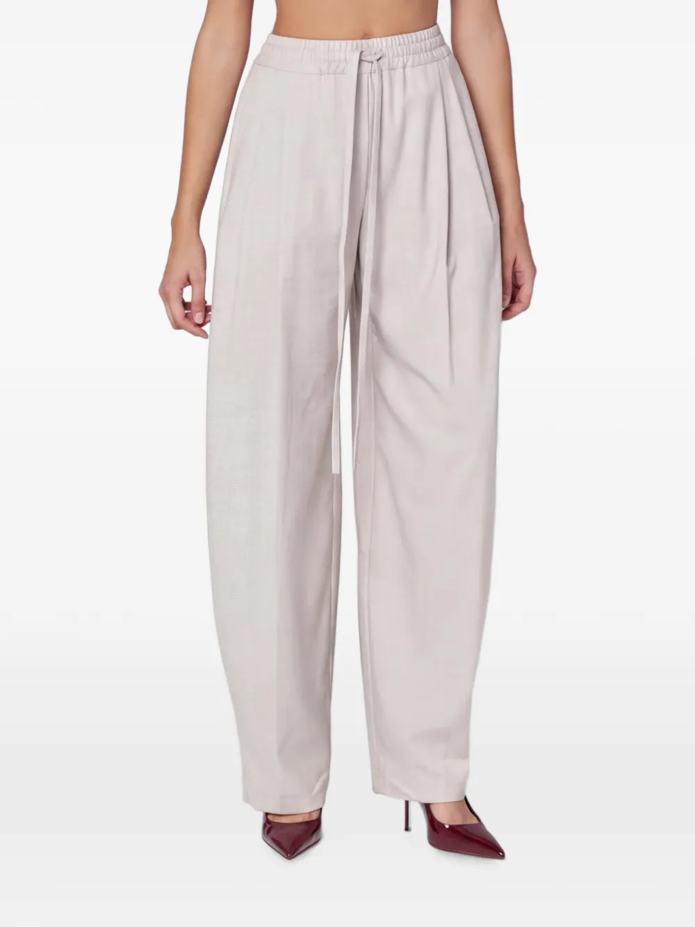 The Andamane Elasticated-waistband Track Pants In Neutral