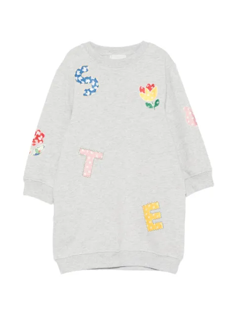 Stella McCartney Kids patch-detail sweatshirt dress