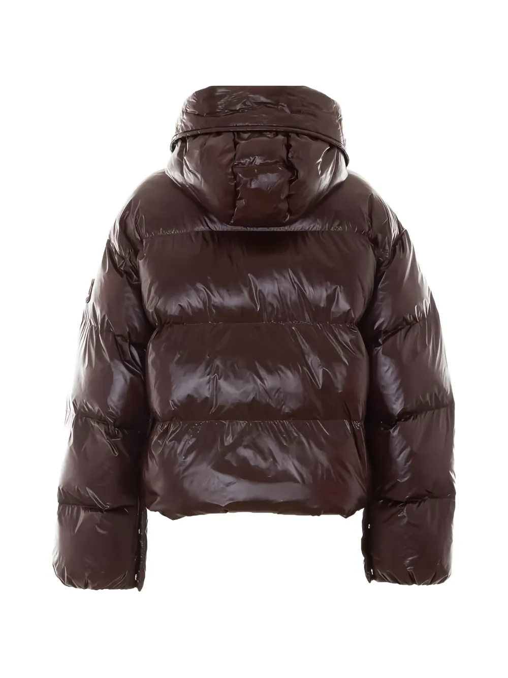 PINKO Gevoerd jack met capuchon Bruin