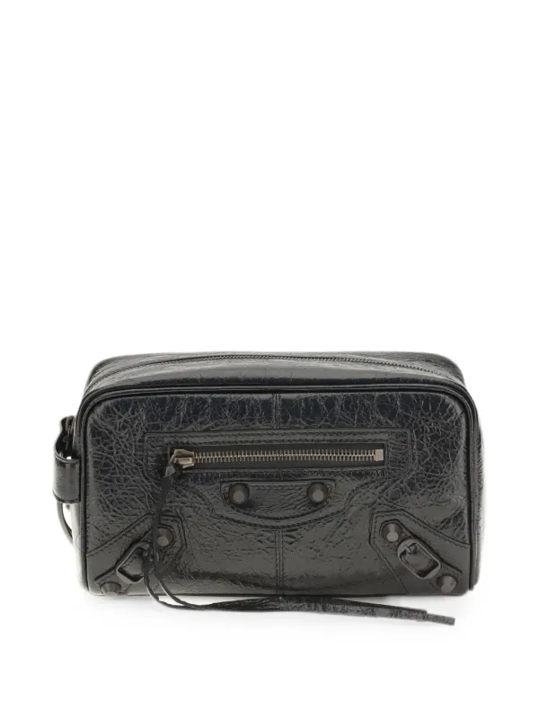 Balenciaga Le City Toiletry Pouch Bag in Black