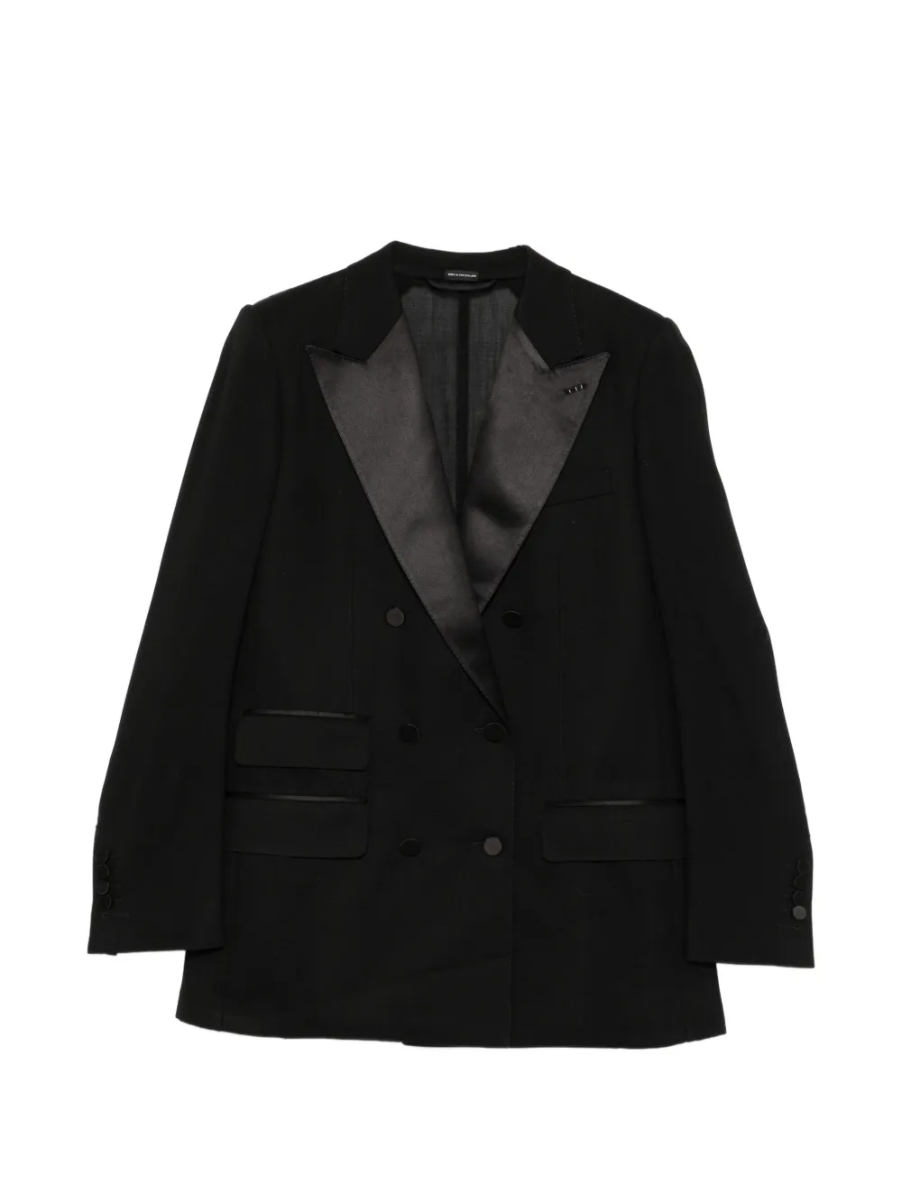 TOM FORD double-breasted buttoned blazer - Black