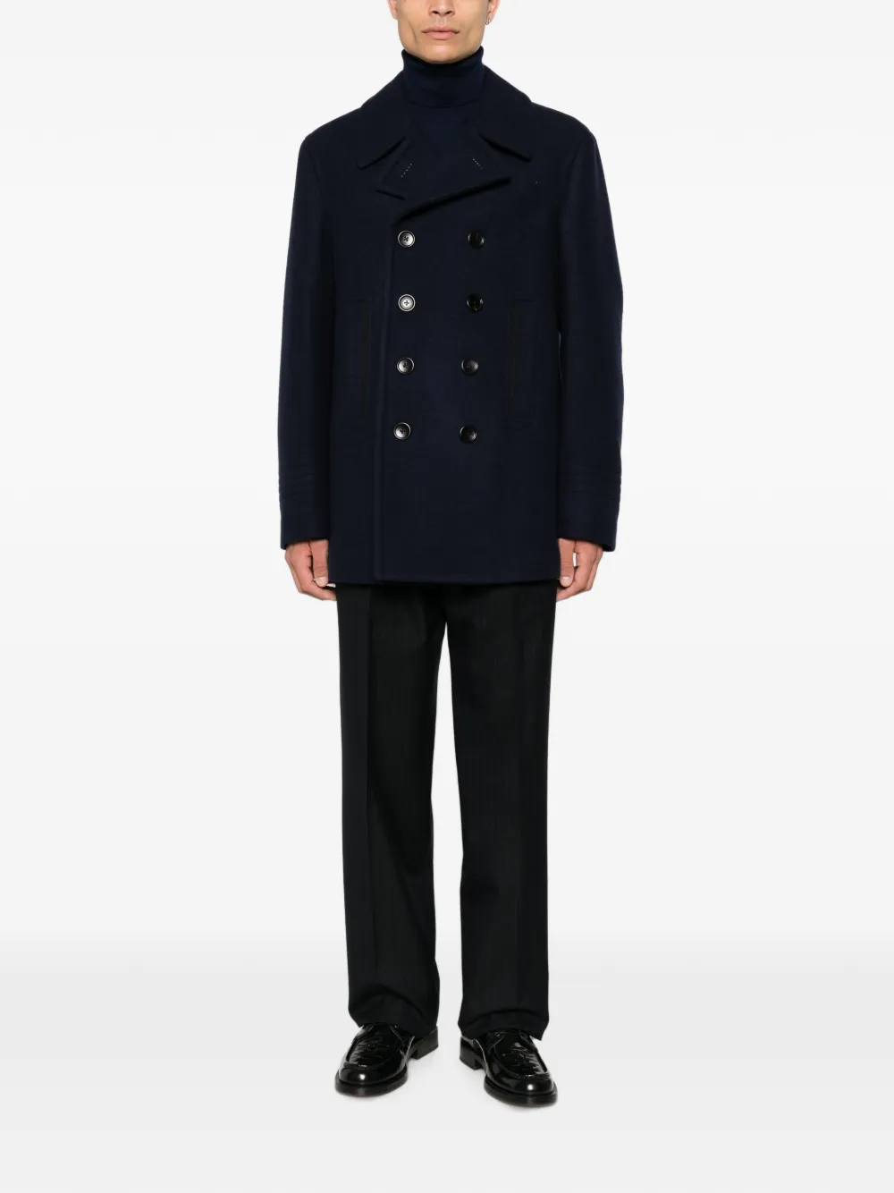 TOM FORD Sailorjas met dubbele rij knopen Blauw