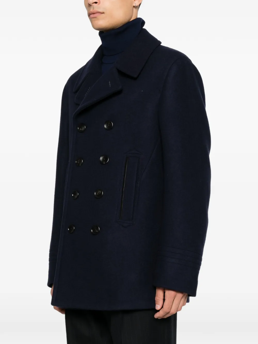 TOM FORD Sailorjas met dubbele rij knopen Blauw