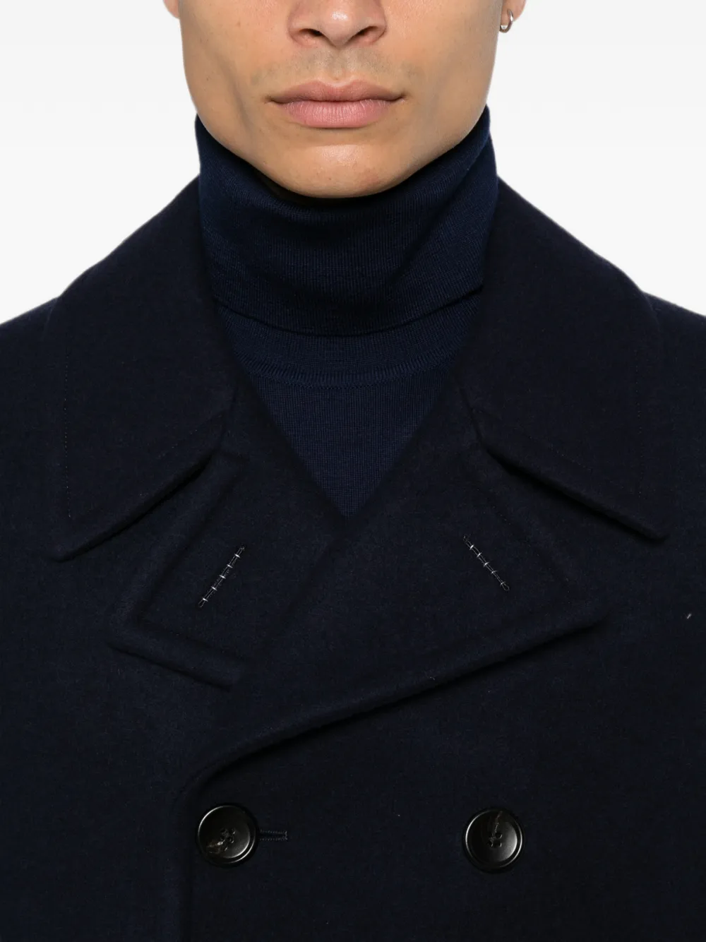 TOM FORD Sailorjas met dubbele rij knopen Blauw