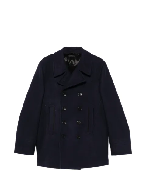 TOM FORD double-breasted peacoat