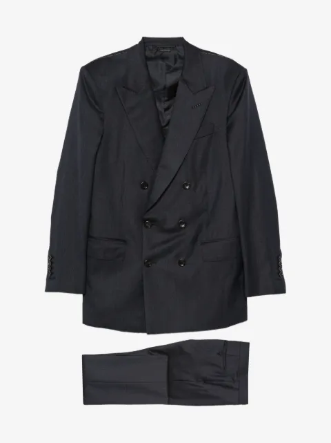 TOM FORD herringbone double-breasted suit