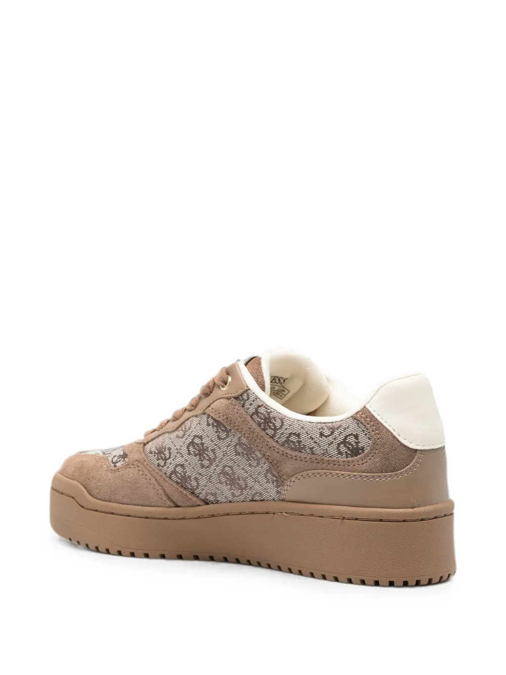 GUESS USA monogram-panel sneakers Bruin